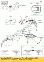 560540754, Kawasaki, mark, fr parafango, bruto per kvf75 kawasaki  brute force 750 2014 2016 2017 2018, Nuovo