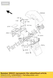 Aquí puede pedir guardabarros trasero, fr zr750-f2 de Kawasaki , con el número de pieza 350231535: