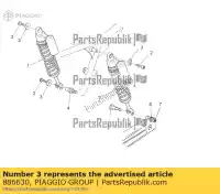 886630, Piaggio Group, arbusto moto-guzzi v zgulw300;zgulwuc2;zgulw3004; zgulwub2 750 2014 2015 2016, Nuevo