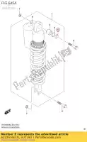 6222636E10, Suzuki, sigillo, polvere rsa, u suzuki rm  rmx rm125 rm250 dr z400e z400s z400sm drz400e drz400sm 250 125 400 , Nuovo