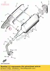 Ici, vous pouvez commander le siège auprès de Yamaha , avec le numéro de pièce B74E477P00: