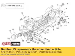 inbusbout m6x80 van Piaggio Group, met onderdeel nummer AP0241501, bestel je hier online: