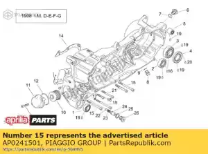 Piaggio Group AP0241501 inbusbout m6x80 - Onderkant