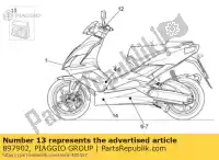 897902, Piaggio Group, Sticker set     , Nieuw