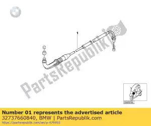 bmw 32737660840 gaskabel - Onderkant