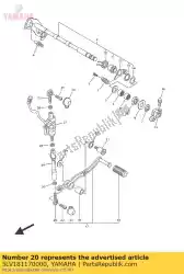 Here you can order the joint, rod 2 from Yamaha, with part number 5LV181170000: