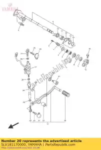 yamaha 5LV181170000 joint, rod 2 - Bottom side