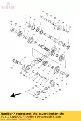 Aqui você pode pedir o eixo, propulsão em Yamaha , com o número da peça 5GT174210000: