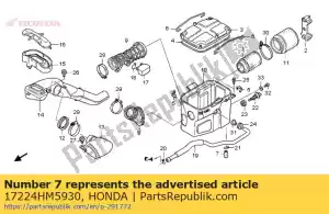 honda 17224HM5930 momenteel geen beschrijving beschikbaar - Onderkant