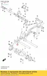 Tutaj możesz zamówić widelec, zmiana biegów od Suzuki , z numerem części 2523135F00: