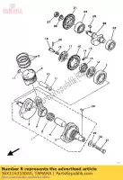 36X1163100A0, Yamaha, Zuiger (std) yamaha  tw 200 1989 2017 2018 2019 2020, Nieuw