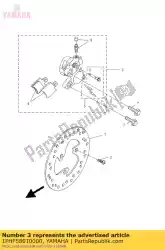 Aquí puede pedir conjunto de pinza (izquierda) de Yamaha , con el número de pieza 1PHF580T0000: