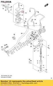 suzuki 6966801H00 plate,diaphragm - Bottom side