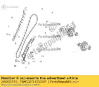 2A000559, Piaggio Group, prowadnica ?a?cucha aprilia  rsv rsv4 rsv4 1100 racing factory abs rsv4 tuono tuono tuono v tuono v4 1100 (usa) tuono v4 1100 (usa) e5 tuono v4 1100 rr (apac) zd4ke000 zd4kea00 zd4kea00, zd4kewa zd4keb00 zd4keu zd4keua1 zd4kg000 zd4kga00 zd4kgb zd4kgb00 zd4kgu zd4kgu00 zd4kg, Nowy