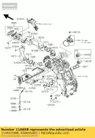 110651088, Kawasaki, cap, adempauze kawasaki zzr  b zx12r ninja d gtr a zx1400 c eliminator 125 zx 12r zzr1400 abs 1400gtr 1400 1200 , Nieuw