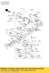 filter-assy-air ej650-a1 van Kawasaki, met onderdeel nummer 110101731, bestel je hier online: