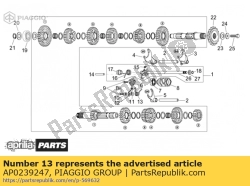 Aprilia AP0239247, Index veer, OEM: Aprilia AP0239247