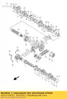 2412119C01, Suzuki, eje, mostrador suzuki gsf gsx 600 650 750 1988 1989 1990 1991 1995 1996 1997 1998 1999 2000 2001 2002 2003 2004 2005 2006, Nuevo