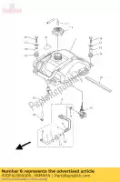 43DF41B60000, Yamaha, tubo 3 yamaha yfm 90 2009 2010 2011 2012 2013, Nuovo