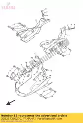 Qui puoi ordinare staffa 2 da Yamaha , con numero parte 20S2172L0200: