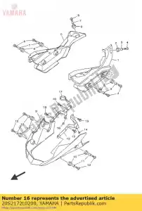 yamaha 20S2172L0200 staffa 2 - Il fondo