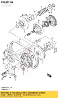 2112414F00, Suzuki, selo, dr móvel suzuki  an lt a uh 200 250 400 2002 2003 2004 2005 2006 2007 2008 2009 2010 2011 2012 2014 2015 2016 2017 2018 2019, Novo