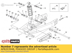 Aprilia AP8203948, T bush, OEM: Aprilia AP8203948