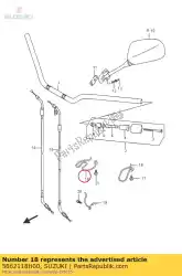 Tutaj możesz zamówić przewodnik, przepustnica od Suzuki , z numerem części 5862118H00: