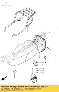 Suzuki 9570034210 verrouiller assy, ??helme - La partie au fond