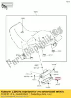 320991185, Kawasaki, estuche, herramienta, tapa kl650-c3 kawasaki  klr klz 650 1000 1995 1996 1997 1998 1999 2001 2002 2003 2012 2013 2014 2015 2016 2017 2018, Nuevo