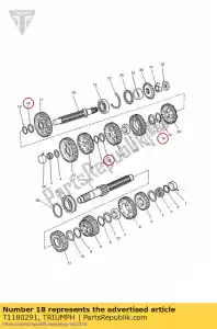 triumph T1180291 wasmachine stuwkracht - Onderkant