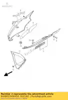 9448037H00YSF, Suzuki, comp. carenagem, un suzuki gsx r 600 750 2009, Novo