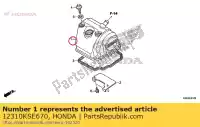 12310KSE670, Honda, cubierta comp., culata honda  crf 150 2007 2008 2009 2012 2013 2014 2018 2019 2020, Nuevo