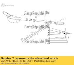 Aprilia 265249, Schraube, OEM: Aprilia 265249