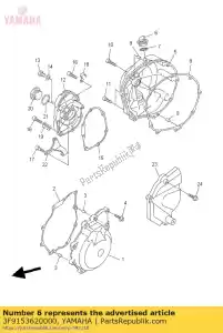 Yamaha 3f9153620000 casquette - Côté gauche