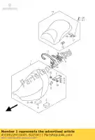 4510022H10V4Y, Suzuki, assento assy (preto suzuki vlr intruder c1800 r ru2 touring rt vlr1800r c1800r vlr1800 1800 , Novo