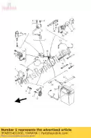 3FA855401000, Yamaha, c.d.i. eenheid assy yamaha yfm 125 2000 2001, Nieuw