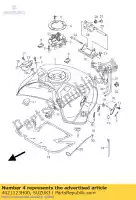 4421123H00, Suzuki, deksel, brandstoftank suzuki gsx 1300 2008 2009 2010, Nieuw