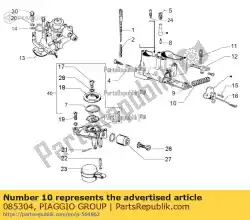 Aquí puede pedir primavera de Piaggio Group , con el número de pieza 085304: