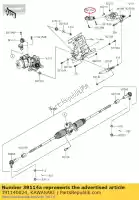 391140024, Kawasaki, 01 as-comp-strg,upp kawasaki  1000 2020, Nieuw