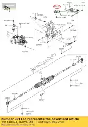 Ici, vous pouvez commander le 01 arbre-comp-strg, upp auprès de Kawasaki , avec le numéro de pièce 391140024: