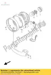 Tutaj możesz zamówić zespó? Lampy, g? Owica od Suzuki , z numerem części 3510044260999: