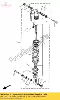 4MX222160000, Yamaha, bus, achterschokbreker yamaha wr yz wrz yzlc 250 125, Nieuw