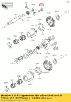 921531562, Kawasaki, bullone flangiato, 8x25 zx1400a6f kawasaki  gtr tr zx zzr 1200 1400 2000 2001 2002 2003 2004 2005 2006 2007 2008 2009 2010 2011 2012 2013 2014 2015 2016 2017 2018 2019 2020 2021, Nuovo