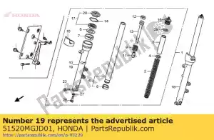 Honda 51520MGJD01 caso, l fundo - Lado inferior