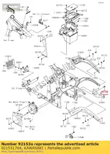 kawasaki 921531704 boulon, à bride, 8x20 vn900b6f - La partie au fond