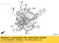 Aquí puede pedir junta, cilindro de Honda , con el número de pieza 12191HN8000:
