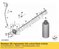 21528550147, BMW, adaptateur de poussée - 57,5mm bmw  1200 1250 2015 2016 2017 2018 2019 2020 2021, Nouveau