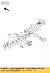 Aquí puede pedir brazo-comp-swing de Kawasaki , con el número de pieza 330010005: