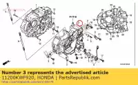 11200KWF920, Honda, crank case comp, l honda cbf cbfm 125, Nieuw